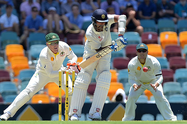 Australia v India, 2nd Test: Tea Report - Murali Vijay battles on as India lose Cheteshwar Pujara and Virat Kohli