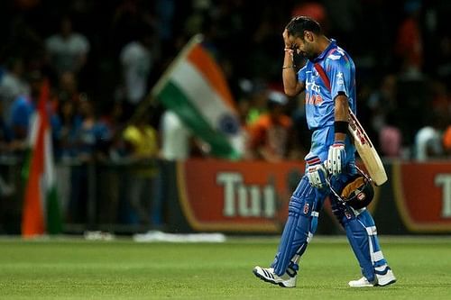 Kohli bagged a Diamond duck against Zimbabwe in 2010
