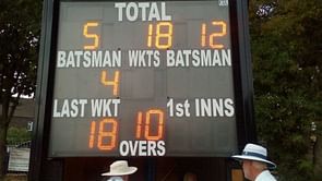 Strange happenings on-field as team bundles out for 18, opponents chase target in 12 minutes