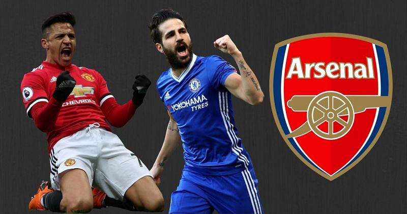 Arsenal have sold players to rivals Manchester United, Manchester City, Liverpool and Chelsea