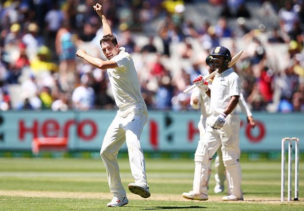 Cummins was a bright spot in an otherwise dull day for Australia