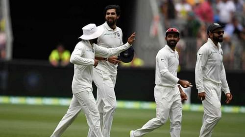 Ishant Sharma dismissing Peter Handscomb