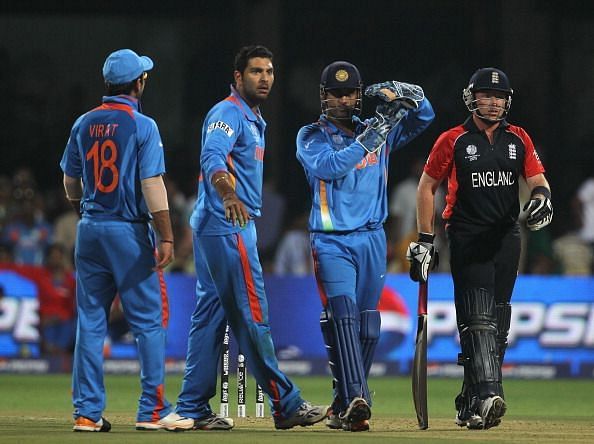 Image result for india vs england 2011 world cup