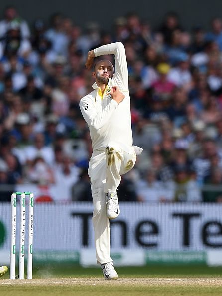 Nathan Lyon bowled with supreme control.