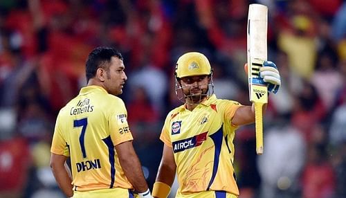 Raina believes that CSK are lucky to have Dhoni's aura in the dressing room