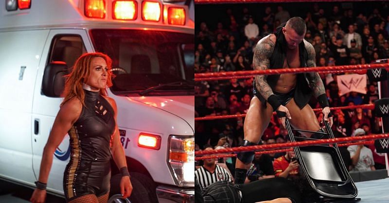 Becky was brutally attacked while Edge