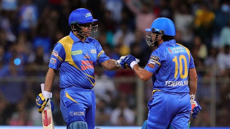 Sachin Tendulkar and Virender Sehwag scored 114 runs off just 10.1 overs