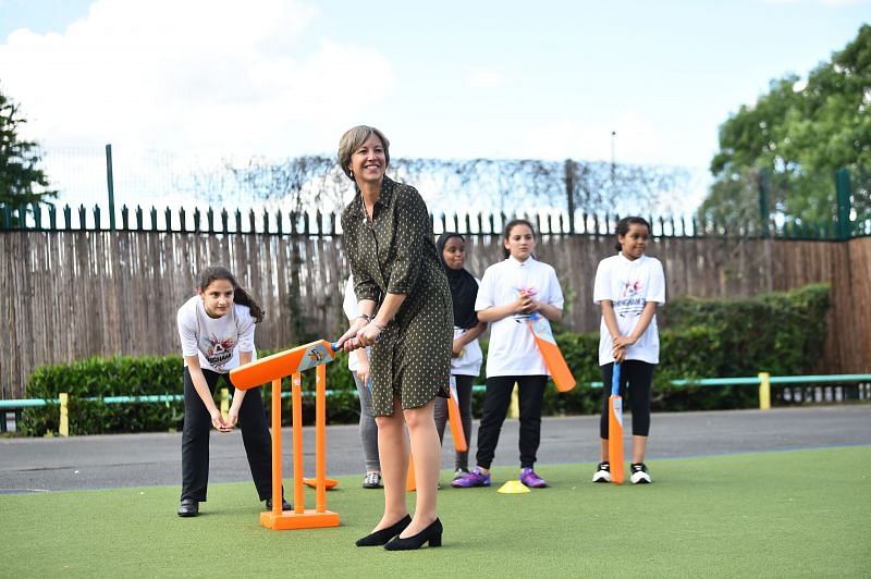 Former England captain Clare Connor.