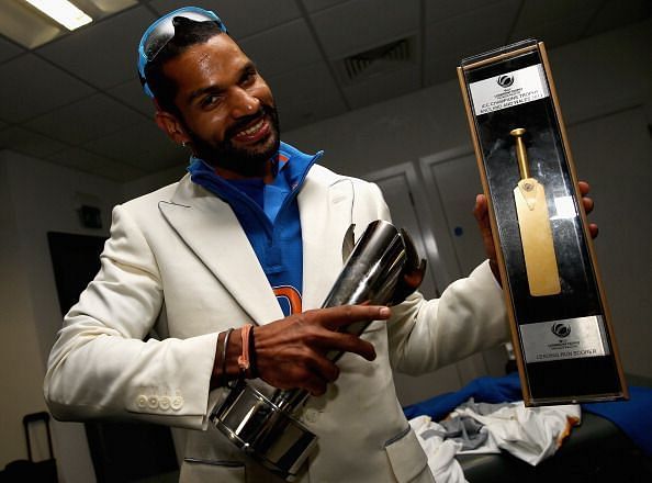 Shikhar Dhawan is the fastest to score 1000 runs in ICC tournaments