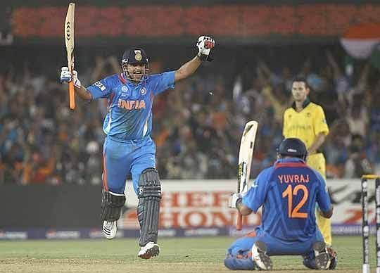Raina played a crucial knock in the 2011 Quarter Finals