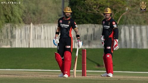Virat Kohli and AB de Villiers will be crucial to RCB's hopes in IPL 2020 [PC: RCB Twitter]