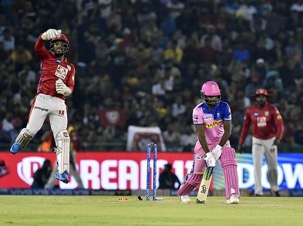 राजस्थान रॉयल्स  vs किंग्स इलेवन पंजाब