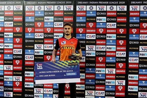 Abdul Samad provided a glimpse of his potential in IPL 2020 [P/C: iplt20.com]