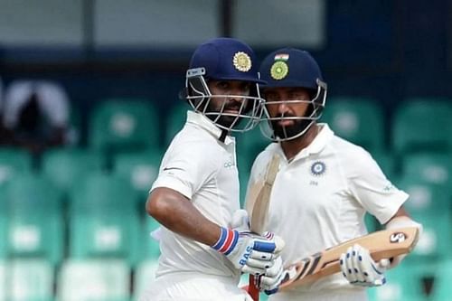 Ajinkya Rahane and Cheteshwar Pujara.