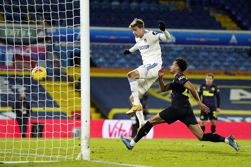 Patrick Bamford opens the scoring for Leeds United against Newcastle