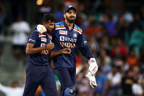 T Natarajan has stood out with the ball for India in the T20I series against Australia