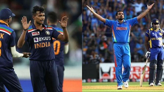 T Natarajan joins Zaheer Khan in elite group of Indian left-arm fast bowlers