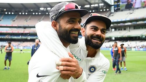 In Virat Kohli (right)'s absence, Ajinkya Rahane led India to a stunning series win in Australia.