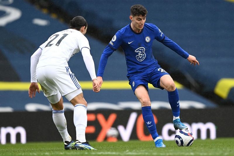 Kai Havertz was Chelsea's only threat in the first half.