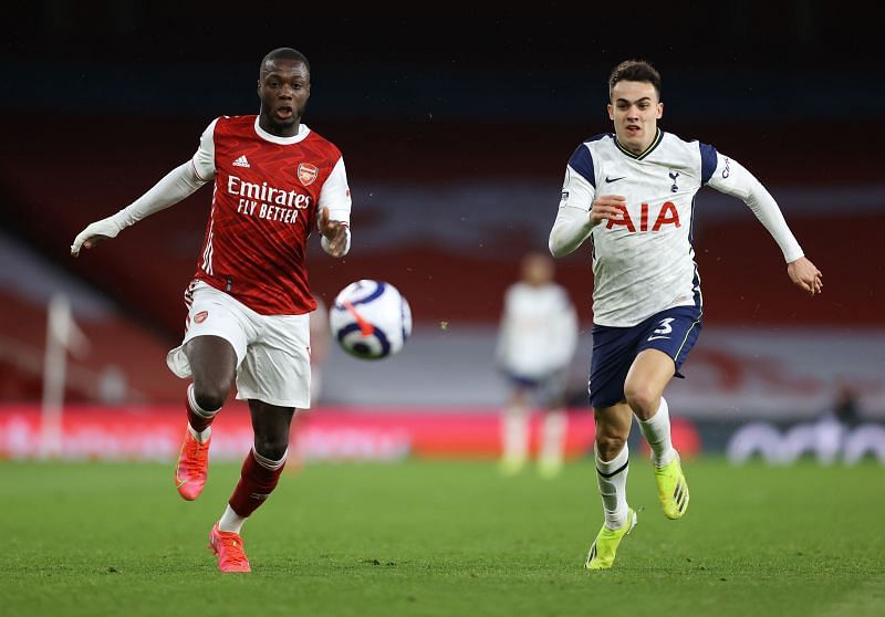 Nicolas Pepe (left)