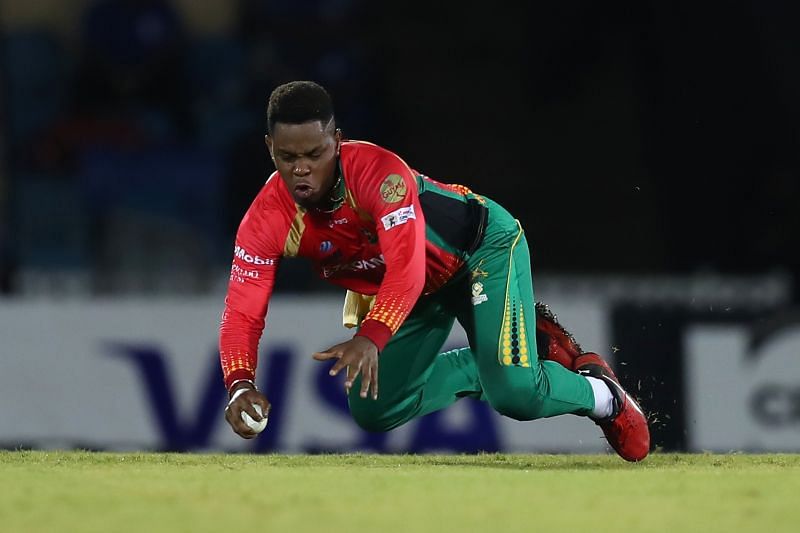 Shimron Hetmyer in action in Caribbean Premier League (CPL)