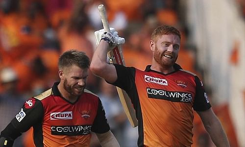 David Warner (left) and Jonny Bairstow (right)