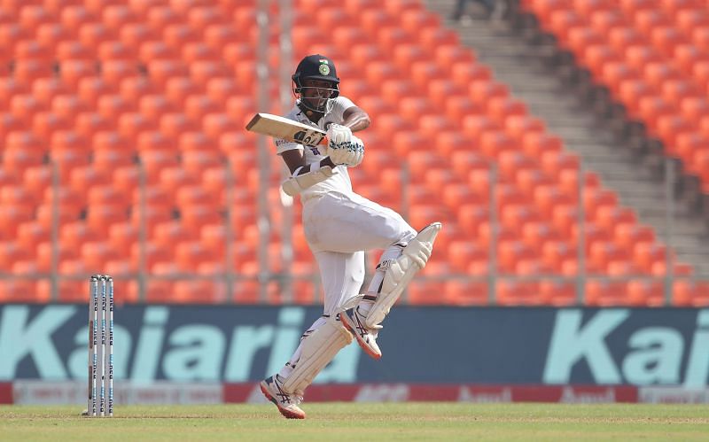 Washington Sundar played some pleasing shots as part of his knock