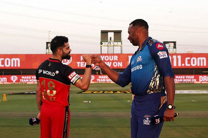 The Royal Challengers Bangalore will cross swords with the Mumbai Indians in the first game of IPL 2021 (Image courtesy: IPLT20.com)