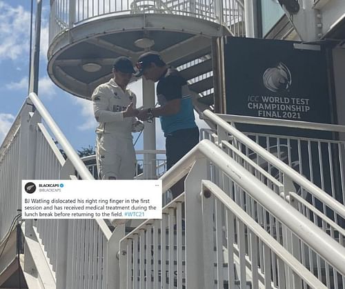 BJ Watling's bravery was there for everyone to see on Day 6