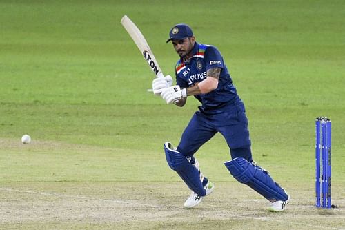 Manish Pandey during the India-Sri Lanka series. (PC: ICC)