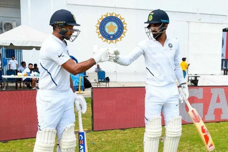 Mayank Agarwal and KL Rahul (Credits: InsideSport)