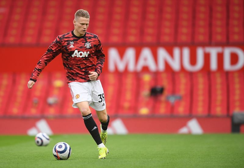 Manchester United pre-match training