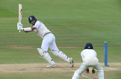 Cheteshwar Pujara scored his runs at a fair clip