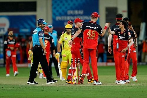 Royal Challengers Bangalore (RCB) and Chennai Super Kings (CSK). Pic: IPLT20.COM