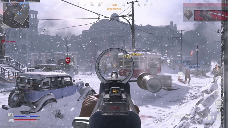 Tactical Patrol on map Red Star (Screengrab from COD: Vanguard early multiplayer build)