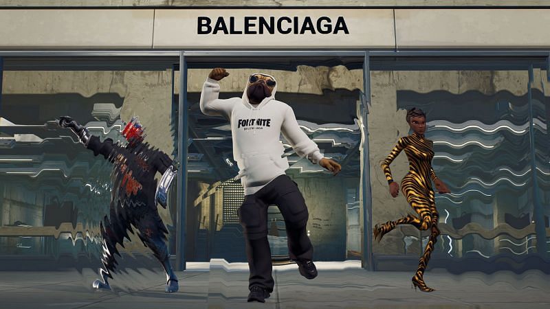 The Fortnite Balenciaga collaboration (Image via Fortnite)