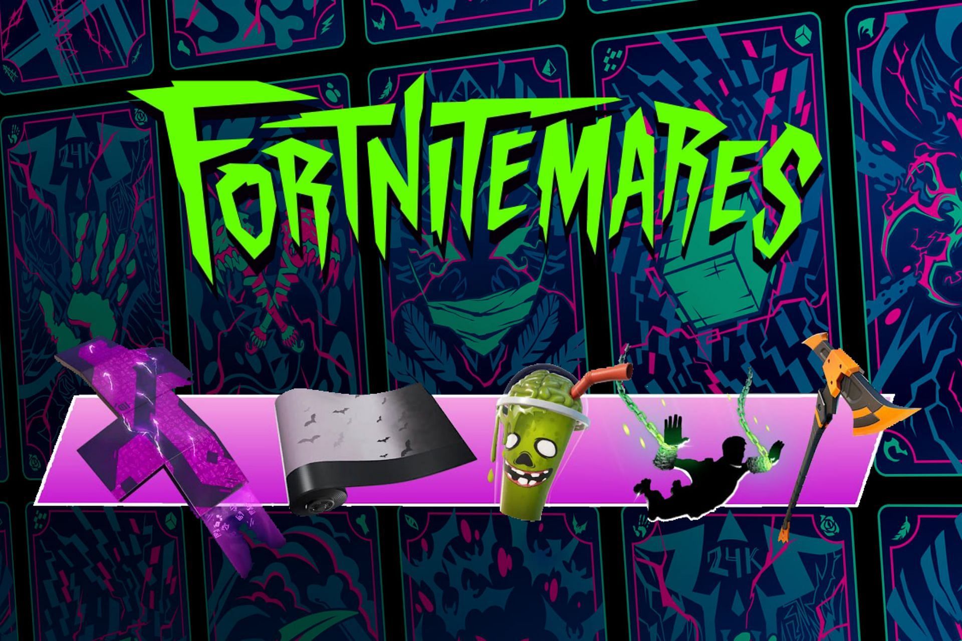 Fortnitemares 2021 free rewards (Image via Sportskeeda)