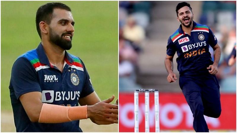 Deepak Chahar and Shardul Thakur are fighting for the seam-bowling all-rounder's position