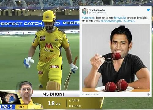 Twitter reactions to MS Dhoni's snail-paced knock against DC in Dubai