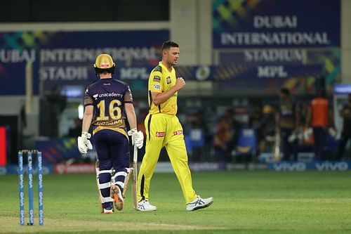 Josh Hazlewood. (Image Credits: IPL Twitter)