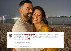 "You are my strength, my guiding force" - Virat Kohli responds to an adorable birthday wish from wife Anushka Sharma