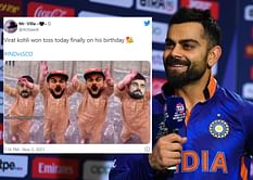 "Miracle, miracle" - Fans delighted as Indian skipper Virat Kohli finally wins the toss on his birthday against Scotland
