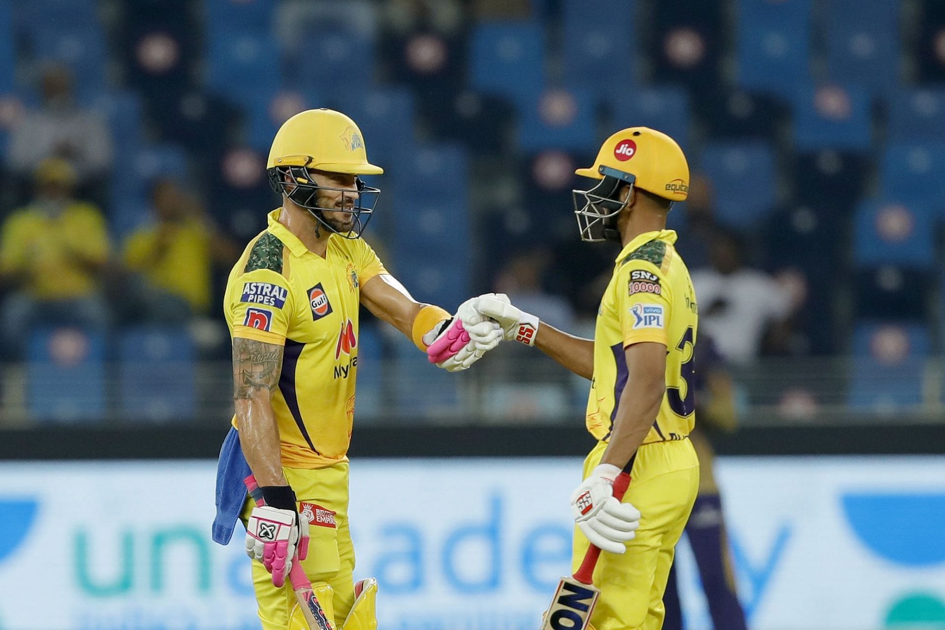 Faf du Plessis and Ruturaj Gaikwad (Image Source: BCCI/IPLT20.COM)