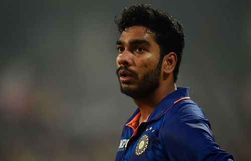 Venkatesh Iyer in action for India