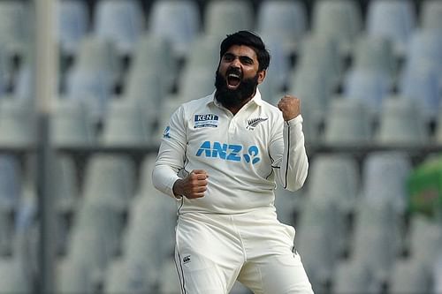 Ajaz Patel had a memorable outing in Mumbai [Image- Twitter]