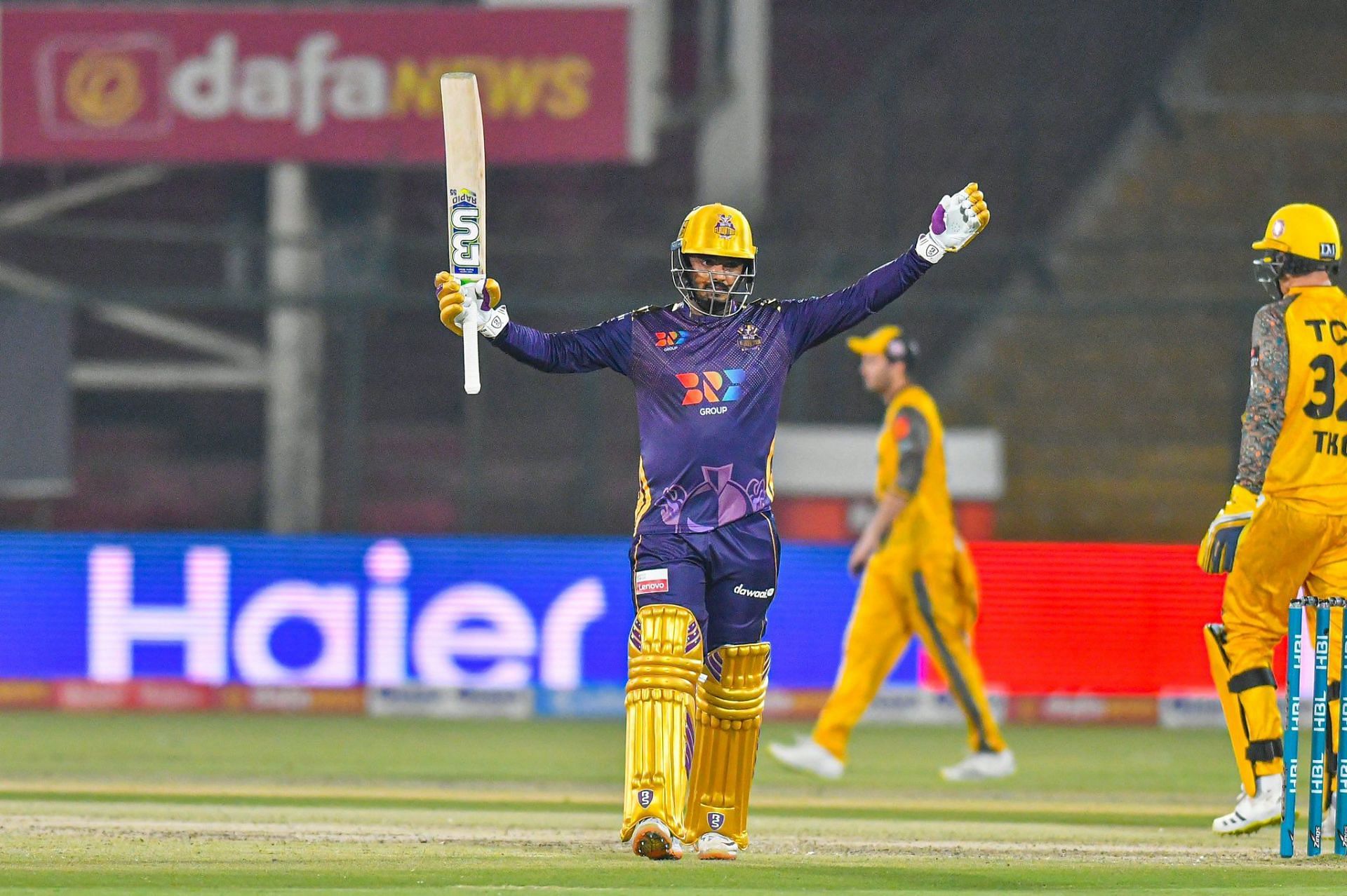 Ahsan Ali of Quetta Gladiators. Courtesy: PSL Twitter