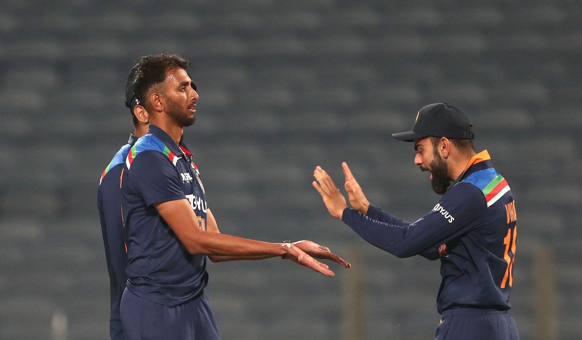 Prasidh Krishna (left) will be tasked with leading the Karnataka seam attack in the Ranji Trophy 2021-22.