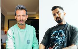 "Do you sea what I sea?" - Yuzvendra Chahal captured chilling with KL Rahul on a yacht in latest Instagram post