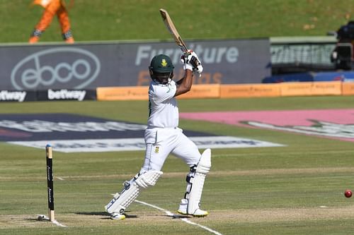 Keegan Petersen played an array of classy shots before his dismissal.