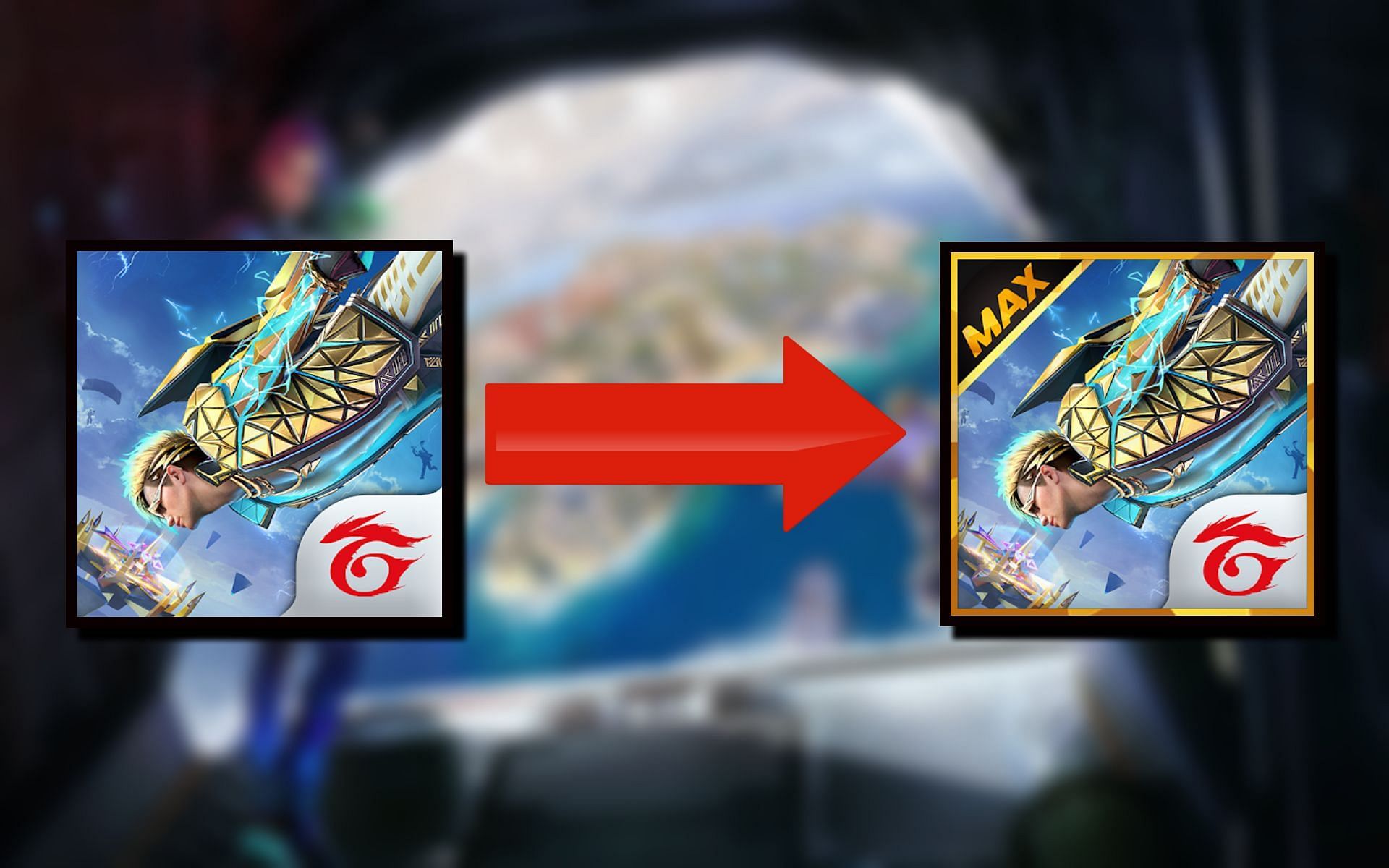 Using an old account is possible with the MAX version (Image via Garena)